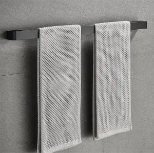 Kovový nástenný vešiak Kasos 40 cm čierny loft