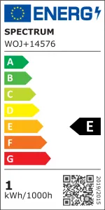 Spectrum LED LED žárovka svíčka E27 230V 1W E14 neutrální bílá