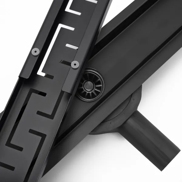 REA sprchový žľab NEREZ GREEK 900 MAT BLACK