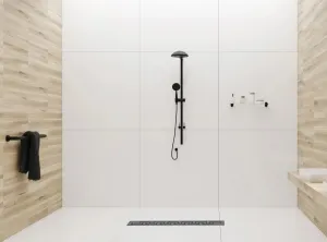 REA sprchový žľab NEREZ GREEK 900 MAT BLACK