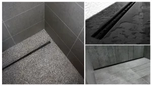REA sprchový žľab NEREZ NEO SLIM PRO 700 BLACK