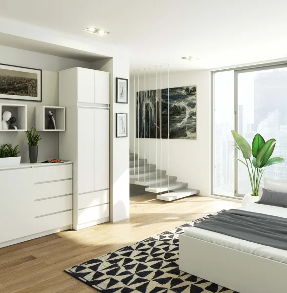 Ak furniture Nadstavec pre skrinku Star 60 cm biely