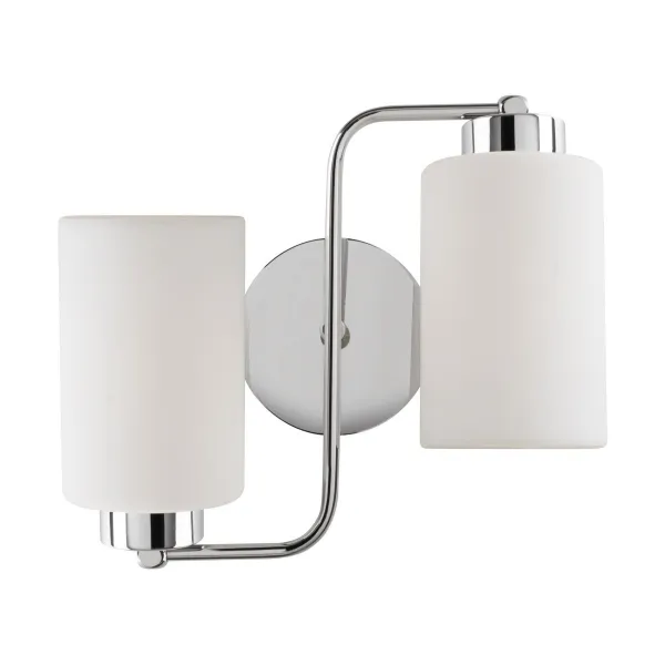 Opviq Nástenná lampa Balcova III strieborná