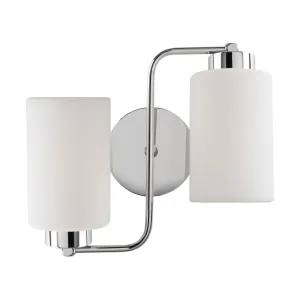 Opviq Nástenná lampa Balcova III strieborná