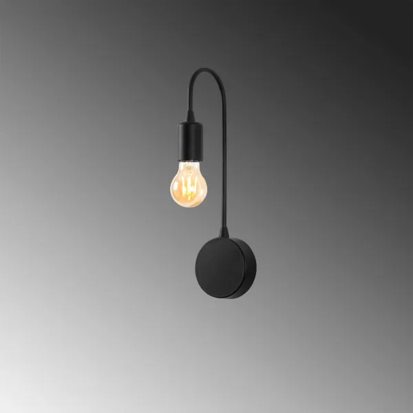 Opviq Nástenná lampa Baston I čierna