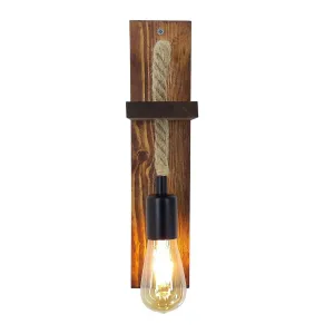 Opviq Nástenná lampa Aplik I hnedá