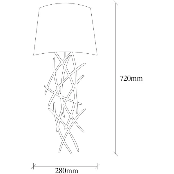 Opviq Nástenná lampa Asaf I biela