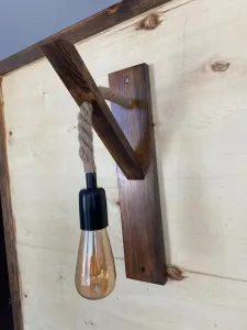 Opviq Nástenná lampa Aplik II hnedá