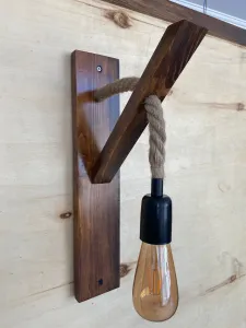 Opviq Nástenná lampa Aplik II hnedá