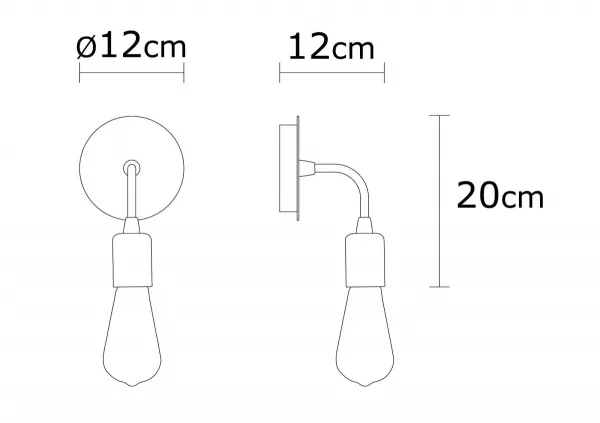 Opviq Nástenná lampa Harput I biela