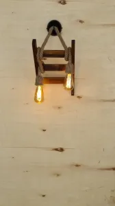 Opviq Nástenná lampa Aplik III hnedá