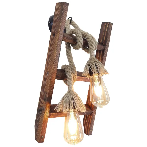Opviq Nástenná lampa Aplik III hnedá