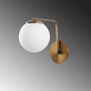 Opviq Nástenná lampa Daisy zlatá