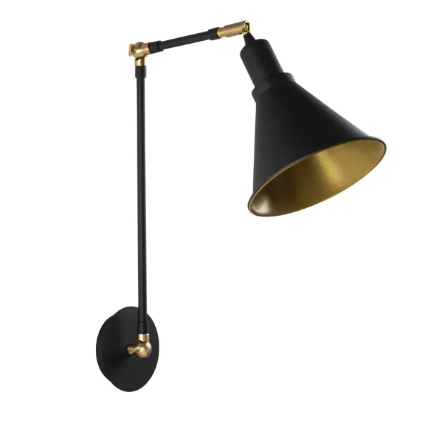 ASIR Nástenná lampa BERCESTE čierna