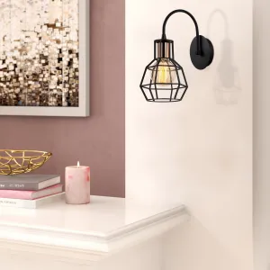 Opviq Nástenná lampa Kapadokya čierna