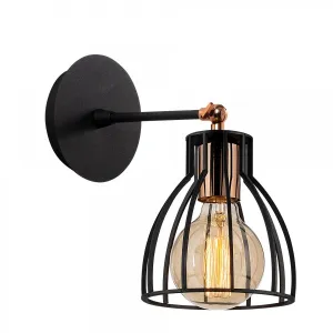 Opviq Nástenná lampa Kemah čierna