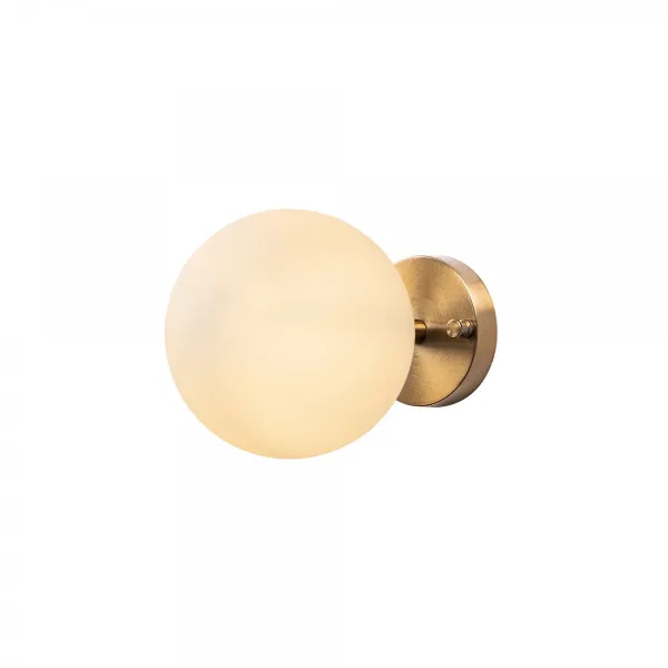 Opviq Nástenná lampa Atmaca zlatá/biela