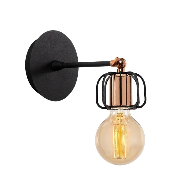 Opviq Nástenná lampa Demre čierna