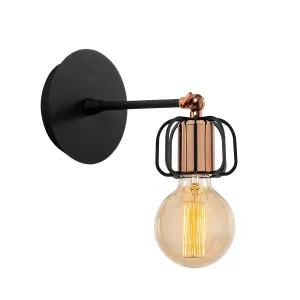 Opviq Nástenná lampa Demre čierna