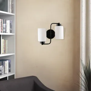 Opviq Nástenná lampa Balcova III čierna