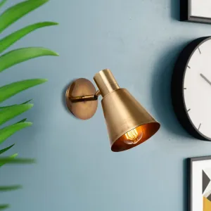 Opviq Nástenná lampa Kem I zlatá