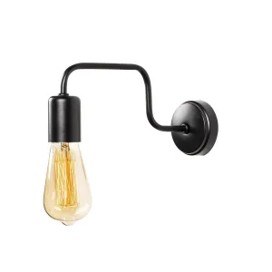 Opviq Nástenná lampa Denge II čierna