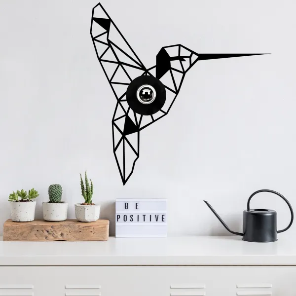 Opviq Nástenná lampa Birgo čierna