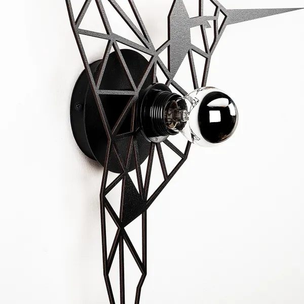 Opviq Nástenná lampa Birgo čierna