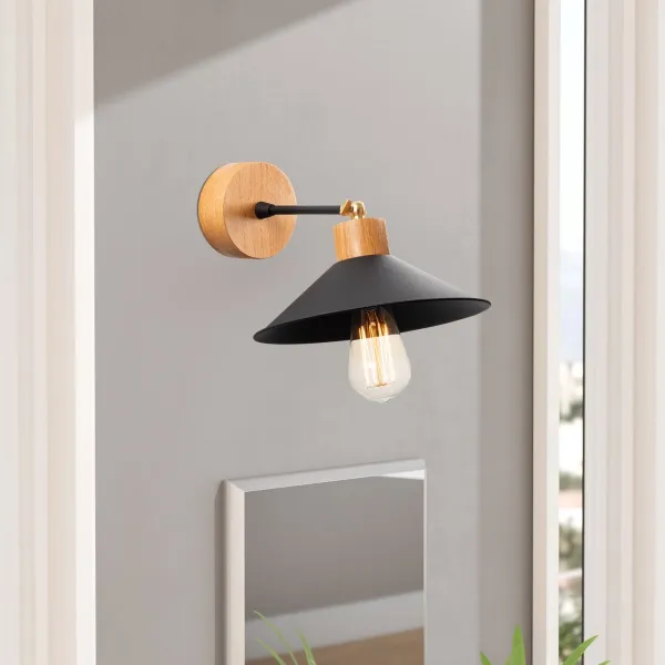 Opviq Nástenná lampa Manavgat I čierna