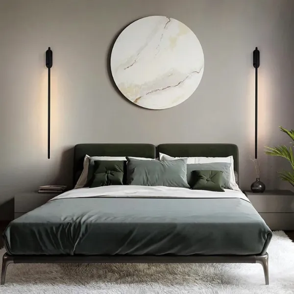 TooLight Nástenná lampa Kinkiet II čierna