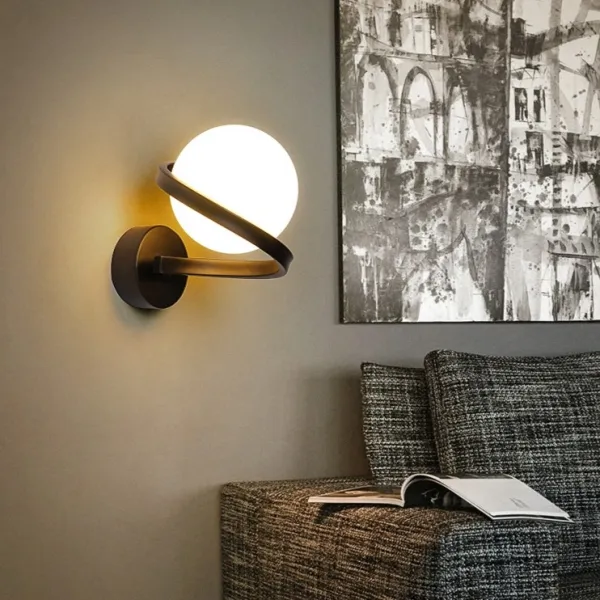 TooLight Nástenná lampa KINKIET STYLE X čierna