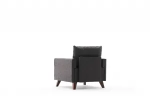 Kreslo / Jednomiestna pohovka Bella Armchair - Anthracite