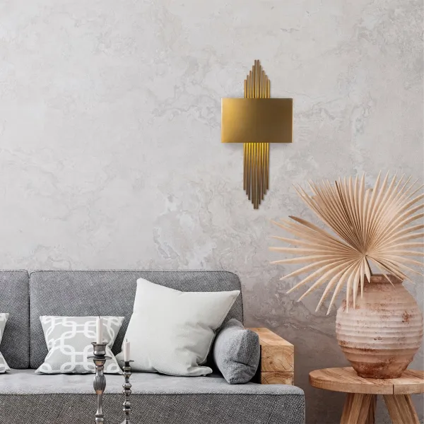 Opviq Nástenná lampa Miko II mosadz