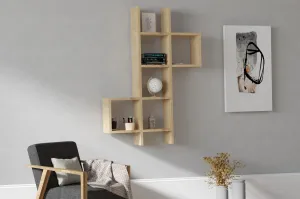 Kalune Design Nástěnná police KENO safír