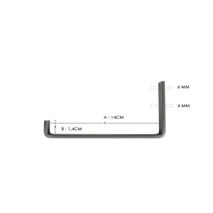 Kalune Design Nástěnná police LAM II 60 cm ořech