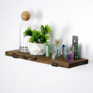 Kalune Design Nástenná polica LAM II 40 cm orech