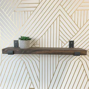 Kalune Design Nástenná polica LAM II 40 cm orech