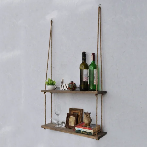 Hanah Home Nástenná polica Shelf I orech
