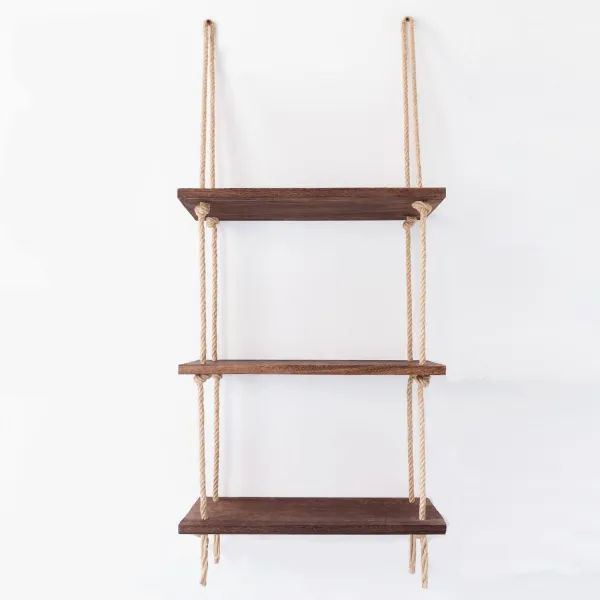 Hanah Home Nástenná polica Shelf orech
