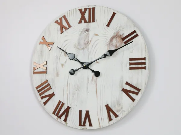 ModernClock Nástenné hodiny Denny hnedé