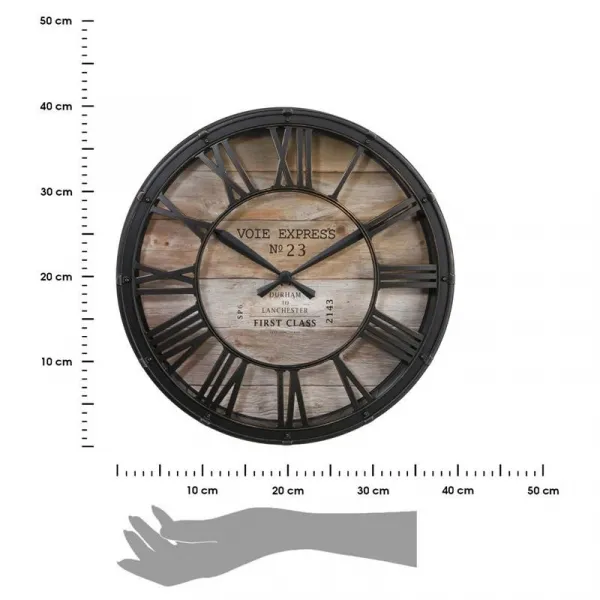 DekorStyle Nástenné hodiny Voie Express 39 cm
