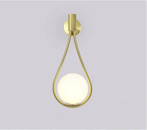 TooLight Nástenné svietidlo Ball 40 cm zlaté
