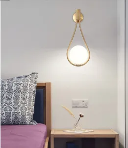 TooLight Nástenné svietidlo Ball 40 cm zlaté