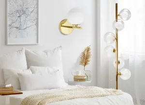 TooLight Nástenná lampa Ball III zlatá