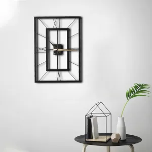 Wallity Nástenné hodiny November 50 cm čierne