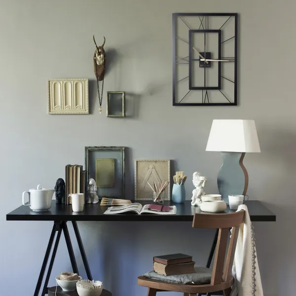 Wallity Nástenné hodiny November 50 cm čierne