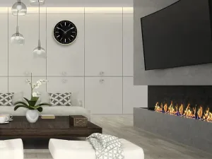 ModernClock Nástenné hodiny Leoš čierne