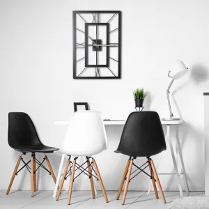 Wallity Nástenné hodiny November 50 cm čierne