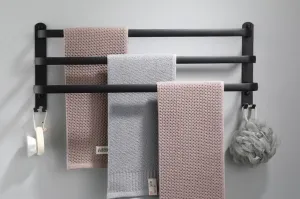 Vešiak Athos 50 cm čierny loft