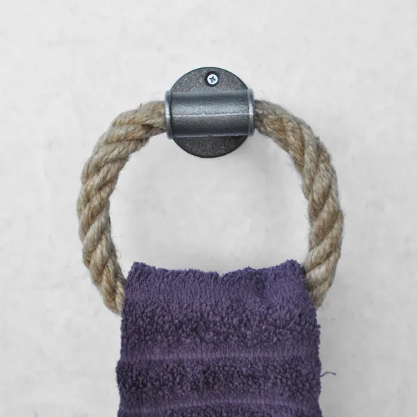Kalune Design Nástenný vešiak BORURAF 20 cm čierny
